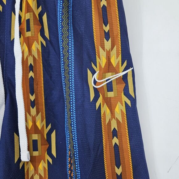 Nike Basketball Shorts Mens Large Dri Fit NBA BV9443-492 DNA Athletic Aztec - Picture 2 of 14